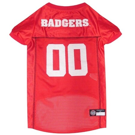 Rubies Costume Co Wisconsin Badgers Pet Jersey - Small pfwi4006-0002